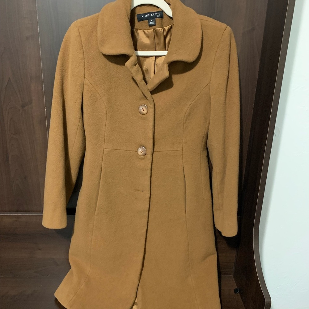 Preowned  camel-colored Anne Klein coat